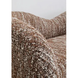 New KARE Design Sofa 2-Seater Livia Melange Brown 201cm
