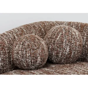 New KARE Design Sofa 2-Seater Livia Melange Brown 201cm