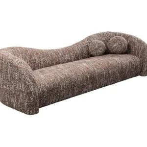 New KARE Design Sofa 3-Seater Livia Melange Brown 261cm