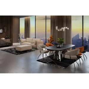 Hot KARE Design Sofa 3-Seater Victor Beige 233cm