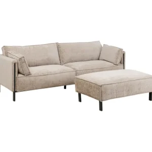 Hot KARE Design Sofa 3-Seater Victor Beige 233cm