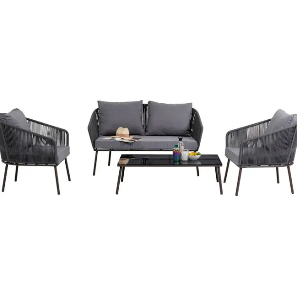 sofa_set_elba_grey_quattr_0.webp Best KARE Design Sofa Set Elba Grey Quattro (4/part)