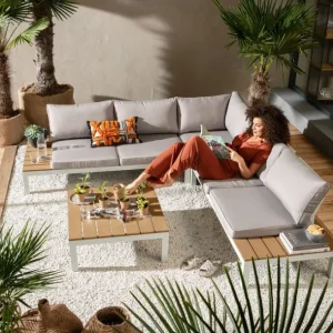 Clearance KARE Design Sofa Set Holiday White (4/part)