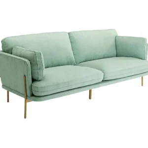 Outlet KARE Design Sofa Shirly 3-Seater Mint 221cm