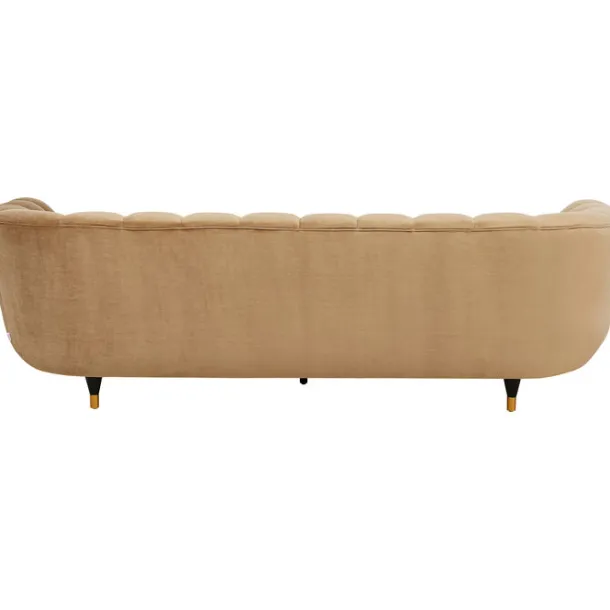 sofa_spectra_velvet_brown_3.webp Best KARE Design Sofa Spectra Velvet Brown 3-Seater 245cm