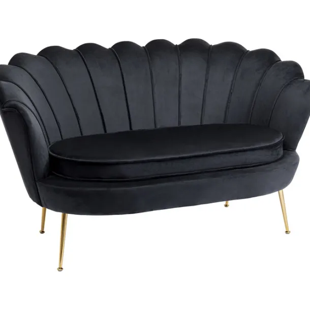 sofa_water_lily_seater_go_1-1.webp Discount KARE Design Sofa Water Lily 2-Seater Gold Black