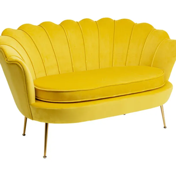 sofa_water_lily_seater_go_1-3.webp Best KARE Design Sofa Water Lily 2-Seater Gold Yellow