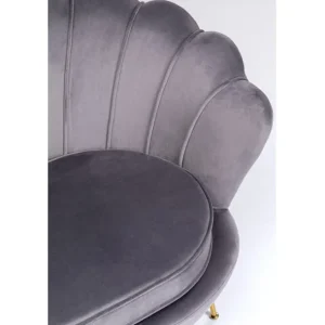Fashion KARE Design Sofa Water Lily 2-Seater Gold Grey