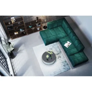 Sale KARE Design Stool Belami Velvet Dark Green