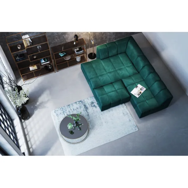 stool_belami_velvet_dark__4.webp Sale KARE Design Stool Belami Velvet Dark Green