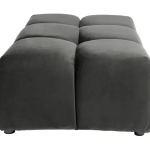 Clearance KARE Design Stool Belami Velvet Grey