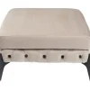 Hot KARE Design Stool Bellissima Velvet Taupe 80cm