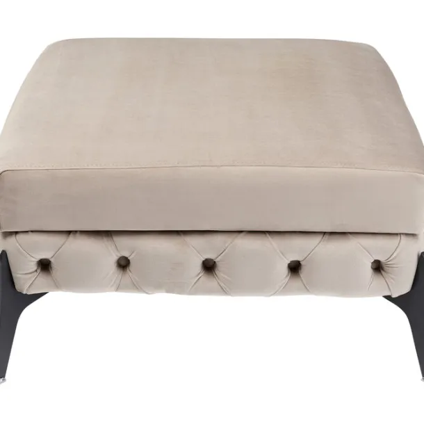 stool_bellissima_velvet_t_0.webp Hot KARE Design Stool Bellissima Velvet Taupe 80cm