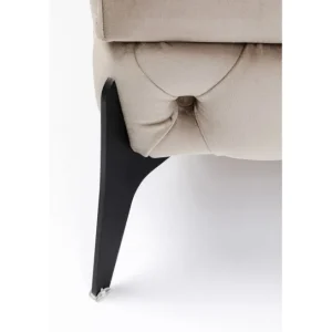 Hot KARE Design Stool Bellissima Velvet Taupe 80cm