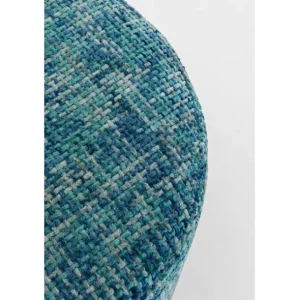 New KARE Design Stool Berry High Silver Light Blue Ø39cm