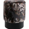 Hot KARE Design Stool Cherry Astoria Grey Black Ø36cm Limited