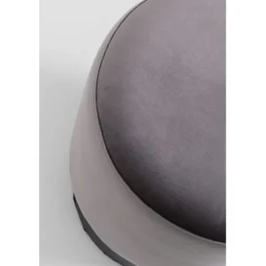 Hot KARE Design Stool Cherry Astoria Grey Black Ø36cm Limited