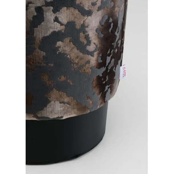 stool_cherry_astoria_grey_4.webp Hot KARE Design Stool Cherry Astoria Grey Black Ø36cm Limited
