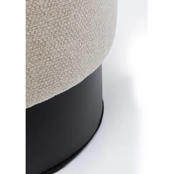 stool_cherry_cream_black__5.webp Online KARE Design Stool Cherry Cream Black Ø36cm