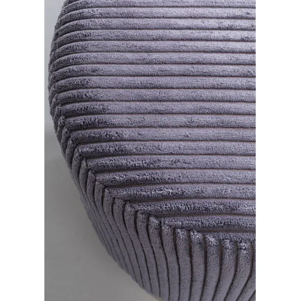 stool_cherry_grey_cord_br_2.webp Outlet KARE Design Stool Cherry Grey Cord Brass Ø35cm
