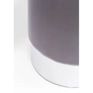 Online KARE Design Stool Cherry Light Grey Silver Ø35cm