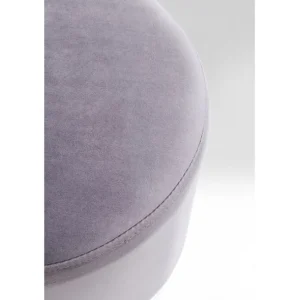 Online KARE Design Stool Cherry Light Grey Silver Ø35cm