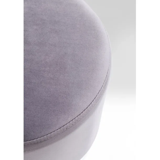 stool_cherry_light_grey_s_5.webp Online KARE Design Stool Cherry Light Grey Silver Ø35cm