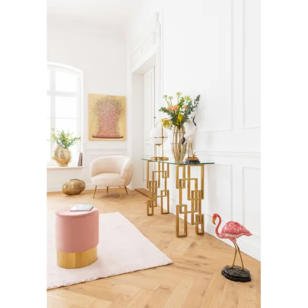 stool_cherry_mauve_brass__6.webp Best KARE Design Stool Cherry Mauve Brass Ø35cm