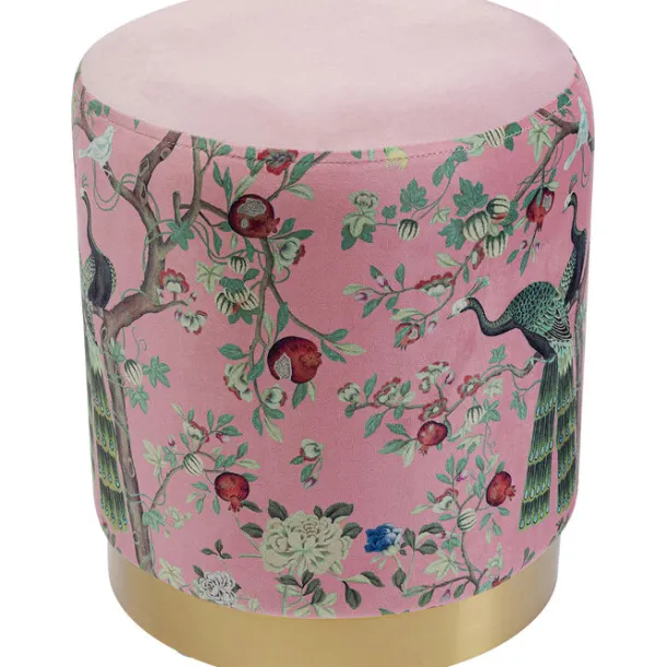 stool_cherry_peacock_bras_2.webp Outlet KARE Design Stool Cherry Peacock Brass Ø32cm