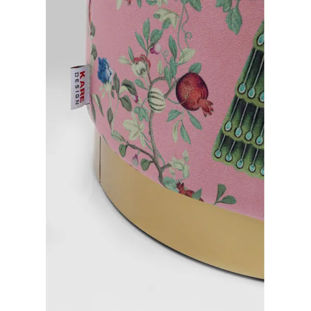 stool_cherry_peacock_bras_6.webp Outlet KARE Design Stool Cherry Peacock Brass Ø32cm