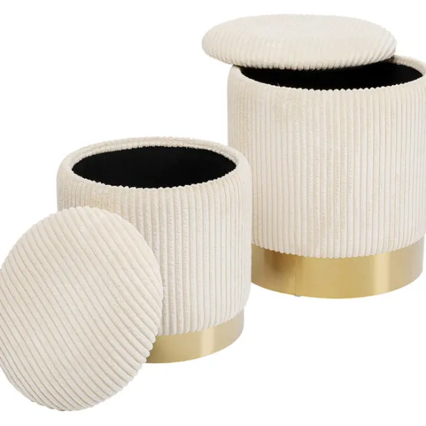 stool_cherry_storage_cord_4.webp Fashion KARE Design Stool Cherry Storage Cord Creme (2/Set)