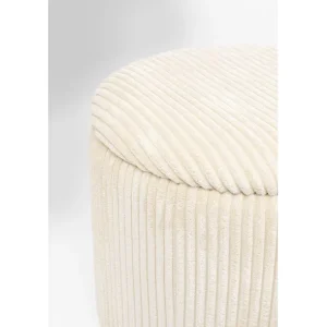 Fashion KARE Design Stool Cherry Storage Cord Creme (2/Set)