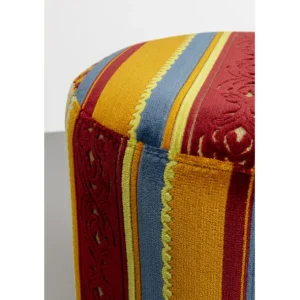 Fashion KARE Design Stool Cherry Very British Black Ø36cm