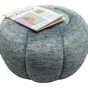New KARE Design Stool Fiori Blue Ø52cm