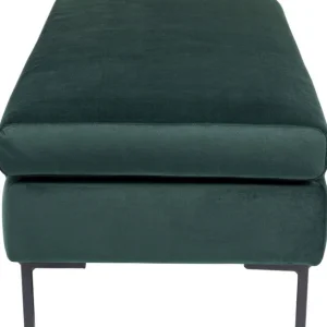 Outlet KARE Design Stool Gianni Velvet Dark Green