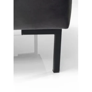 New KARE Design Stool Gianni Velvet Grey Black