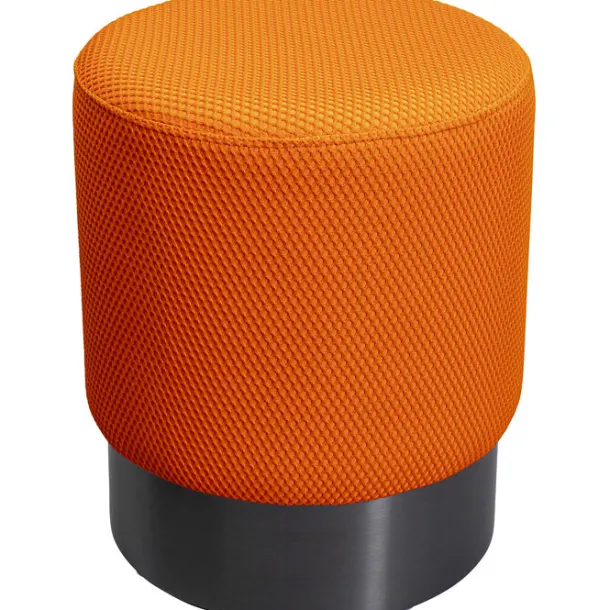 stool_jody_orange_mesh_bl_0.webp New KARE Design Stool Jody Orange Mesh Black Ø35cm