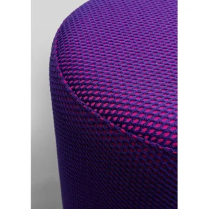 Sale KARE Design Stool Jody Purple Mesh Black Ø35cm
