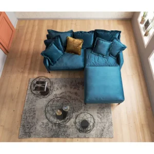 Fashion KARE Design Stool Lullaby Bluegreen