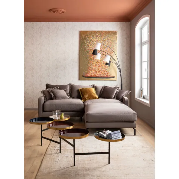 stool_lullaby_taupe_1.webp Outlet KARE Design Stool Lullaby Taupe