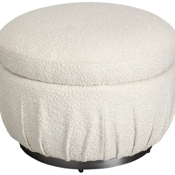 stool_nube_boucle_cm_0.webp Hot KARE Design Stool Nube Boucle Ø56cm