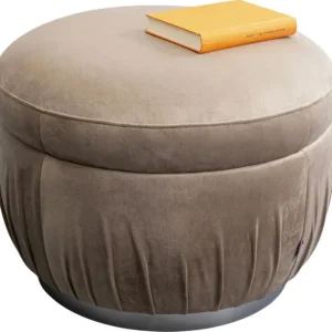Fashion KARE Design Stool Nube Grey Ø56cm