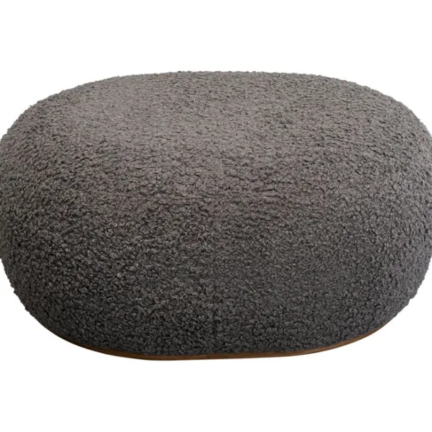 stool_pebble_boucle_grey__0.webp Discount KARE Design Stool Pebble Boucle Grey 81cm