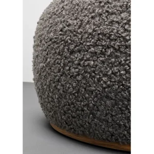 Discount KARE Design Stool Pebble Boucle Grey 81cm