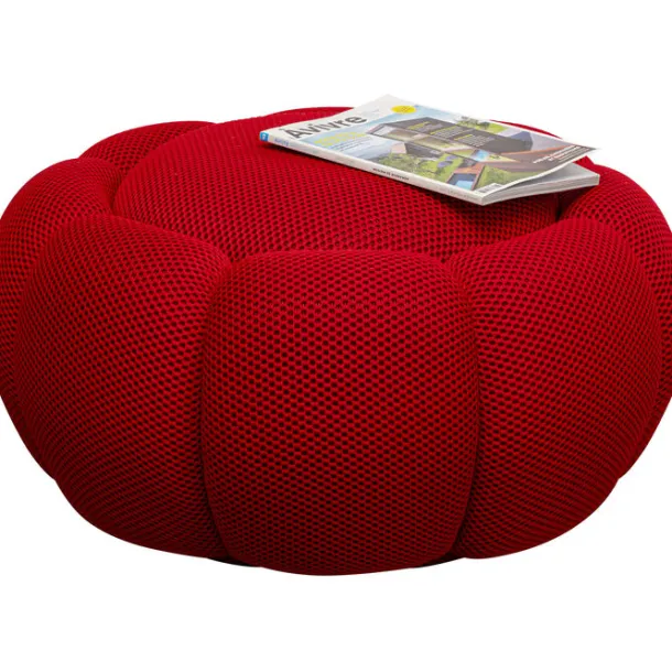stool_peppo_bloom_red_cm_1.webp Best KARE Design Stool Peppo Bloom Red Ø72cm