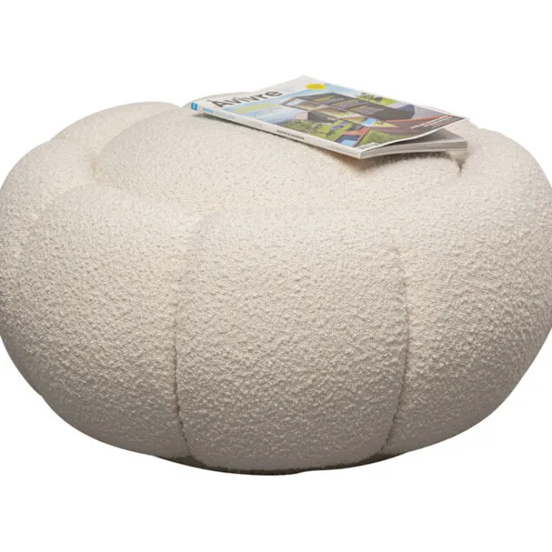 stool_peppo_bloom_white_c_1.webp Outlet KARE Design Stool Peppo Bloom White Ø72cm