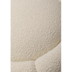 Outlet KARE Design Stool Peppo Bloom White Ø72cm