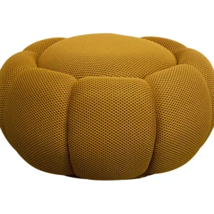 Clearance KARE Design Stool Peppo Bloom Yellow Ø76cm