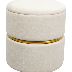 Hot KARE Design Stool Rumba Storage Swivel Ø40cm