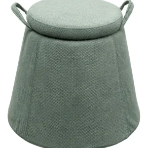 Hot KARE Design Stool Thimble Green Ø51cm
